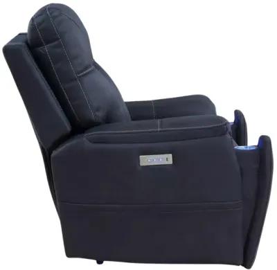 LEXINGTON OCEAN BLUE POWER MEDIA RECLINER