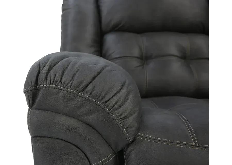 HAYGEN CHARCOAL 1P POWER SOFA