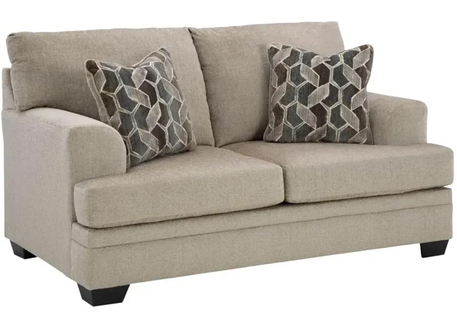 STONEMEADE TAUPE LOVESEAT