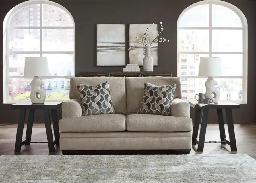 STONEMEADE TAUPE LOVESEAT