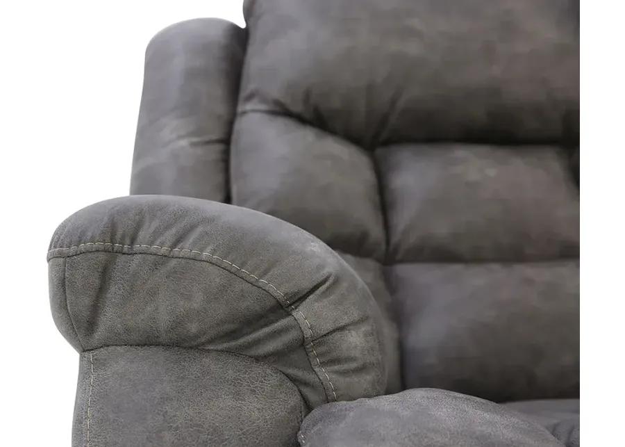 TATUM PEWTER ROCKER RECLINER