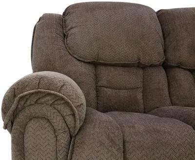 BAXTER TAUPE RECLINING SOFA