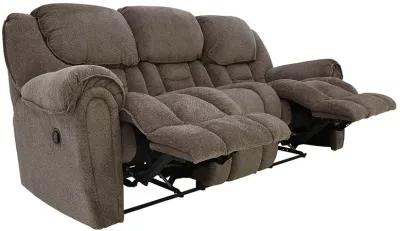 BAXTER TAUPE RECLINING SOFA