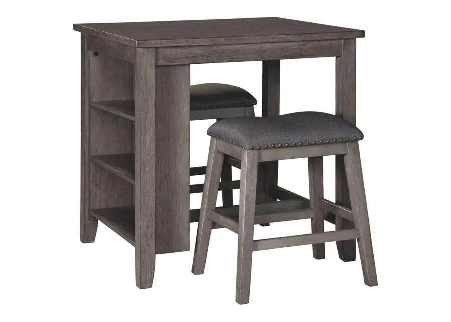 CAITBROOK 3 PIECE PUB DINING SET