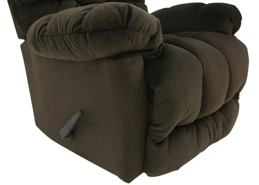 BROSMER CHOCOLATE ROCKER RECLINER