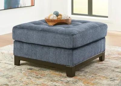 MAXON PLACE NAVY OVERSIZED OTTOMAN