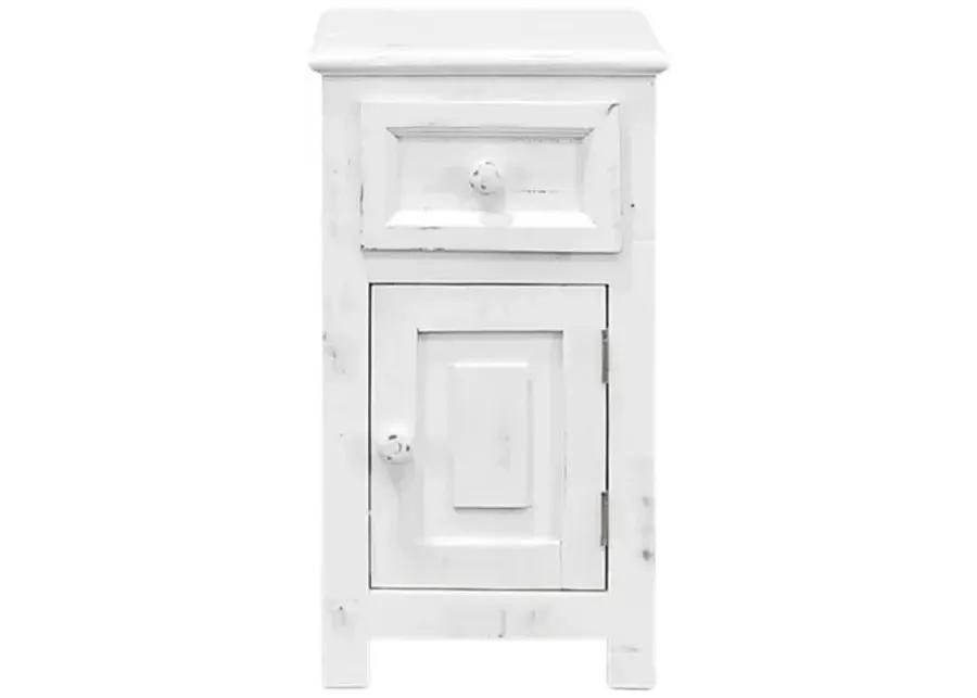 CLASSIC WHITE ACCENT TABLE