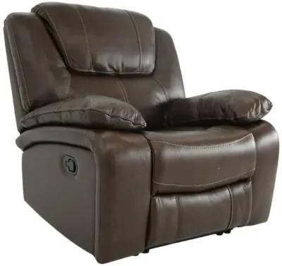 EASTON TOBACCO LEATHER RECLINER