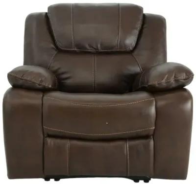 EASTON TOBACCO LEATHER RECLINER