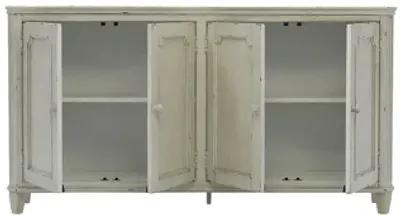 MIRIMYN ANTIQUE WHITE DOOR ACCENT CABINET