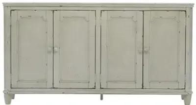 MIRIMYN ANTIQUE WHITE DOOR ACCENT CABINET