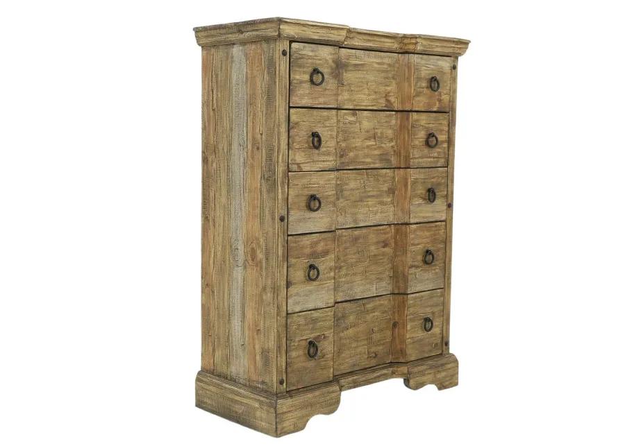 ST THOMAS WOOD TOP CHEST