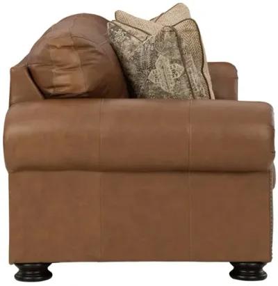 CARIANNA CARAMEL LEATHER SOFA