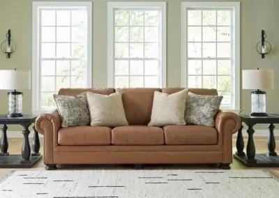 CARIANNA CARAMEL LEATHER SOFA