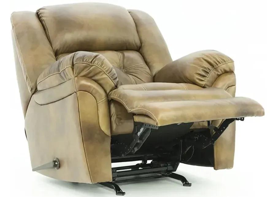 HUDSON SADDLE LEATHER ROCKER RECLINER