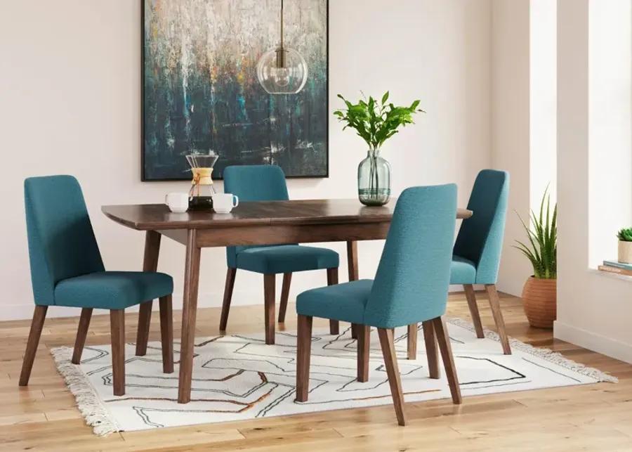 LYNCOTT BLUE 5 PIECE BUTTERFLY DINING SET