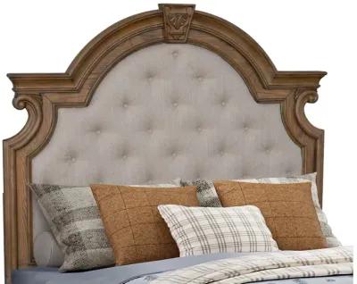 MALLORY LIGHT OAK QUEEN BED