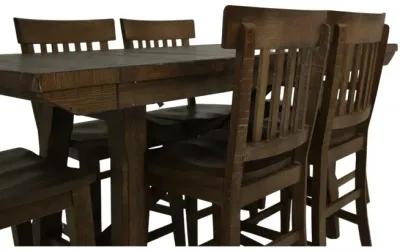 RIVERDALE 7 PIECE COUNTER HEIGHT DINING SET