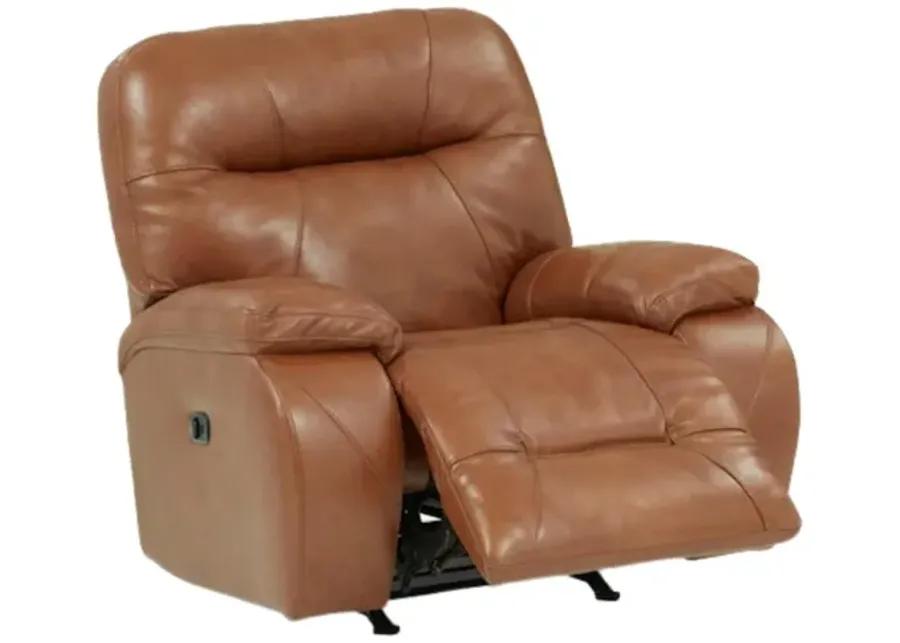 ARIAL COGNAC LEATHER 2P POWER ROCKER RECLINER