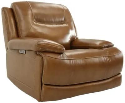 BERLIN BUCKSKIN LEATHER 2P POWER RECLINER