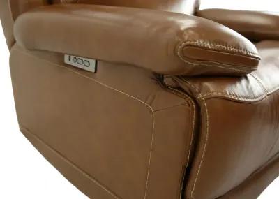 BERLIN BUCKSKIN LEATHER 2P POWER RECLINER