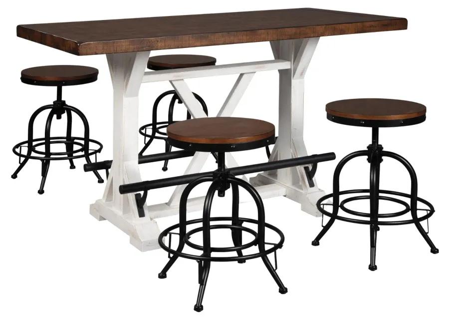 VALEBECK 5 PIECE COUNTER DINING SET