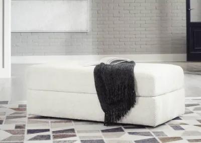 KARINNE LINEN OVERSIZED OTTOMAN