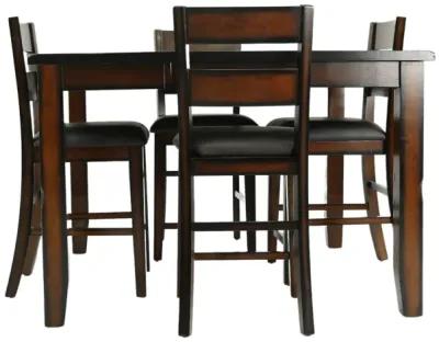 MALDIVES 5 PIECE COUNTER HEIGHT DINING SET