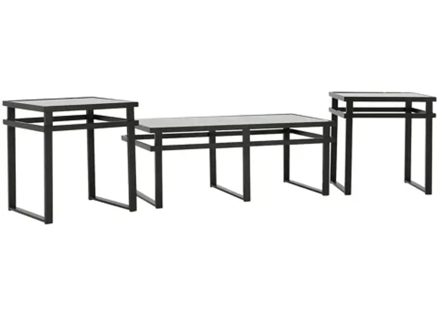 LANEY 3 PIECE OCCASIONAL TABLE SET