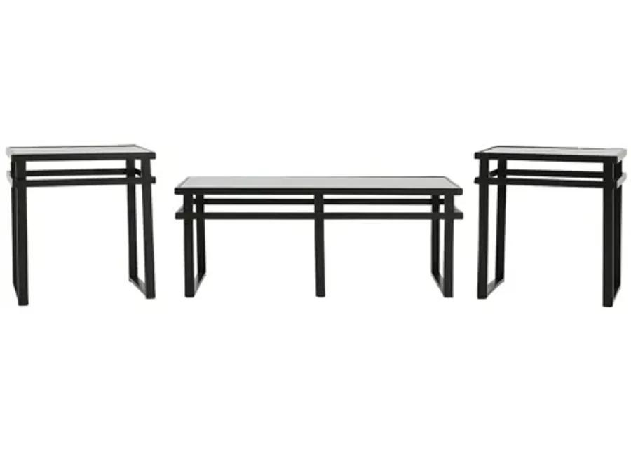 LANEY 3 PIECE OCCASIONAL TABLE SET