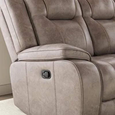 Blake Desert Taupe Reclining Sofa