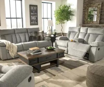 Mitchiner Reclining Loveseat with Console