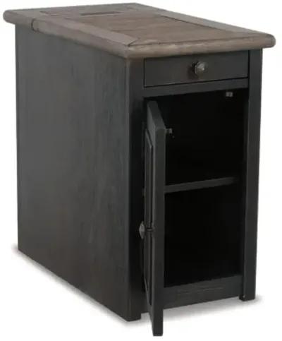 Tyler Creek Chairside End Table with USB Ports & Outlets