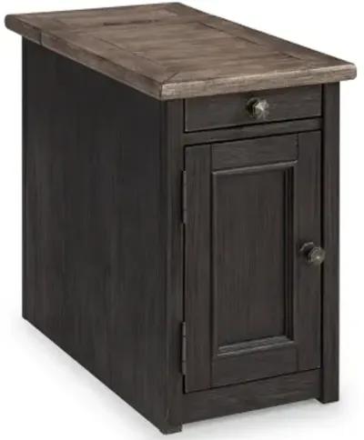 Tyler Creek Chairside End Table with USB Ports & Outlets