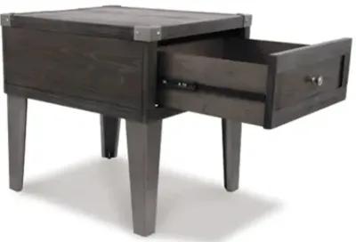 Todoe End Table with USB Ports & Outlets