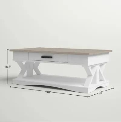 Americana Modern Cotton Cocktail Table