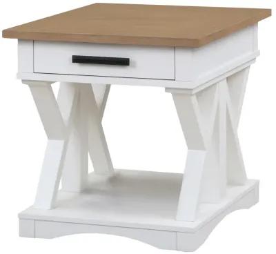 Americana Modern Cotton End Table