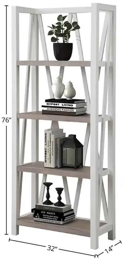 Americana Modern Cotton Etagere Bookcase