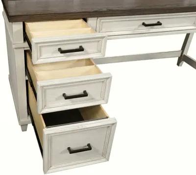 Single Ped Desk Hutch