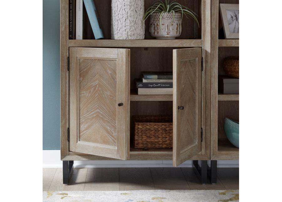 Contemporary Bookcase With Concealed Storage And Adjustable Shelving