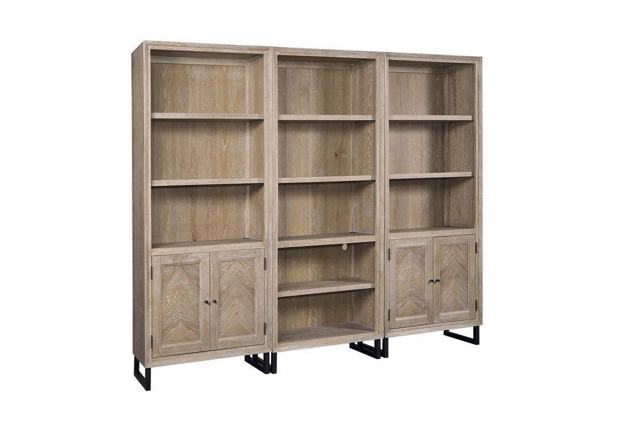 Contemporary Bookcase With Concealed Storage And Adjustable Shelving