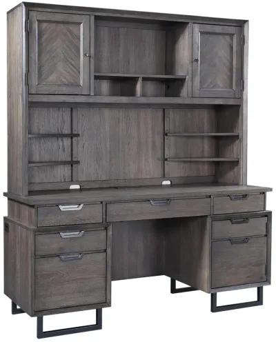 66" Credenza Hutch