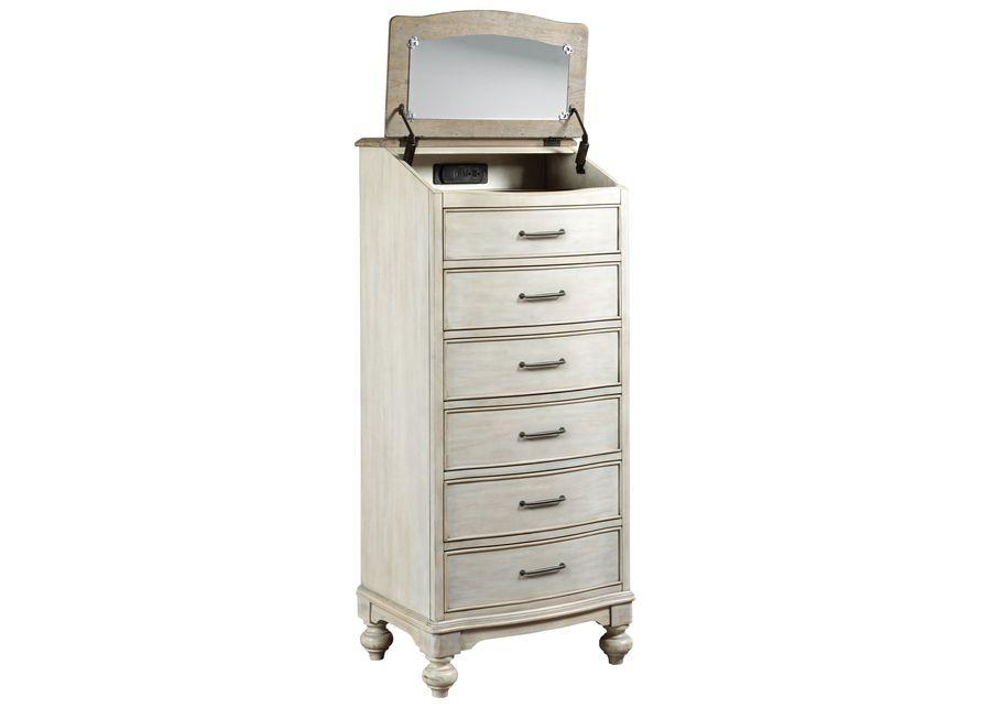 Natick Six Drawer Lingerie Chest With Usb Charger