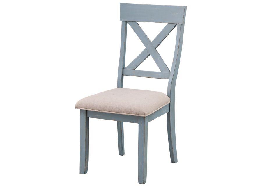Farmhouse Dining Chair With Upholstered Seat