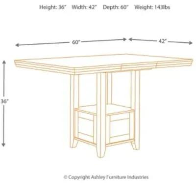 Ralene Counter Height Dining Extension Table