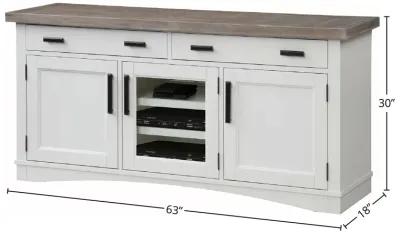 Americana Modern Cotton 63 In. TV Console