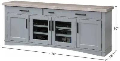 Americana Modern Dove 76 In. TV Console