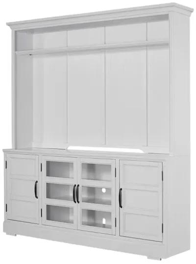 Shoreham Effortless White 76 In. TV Console