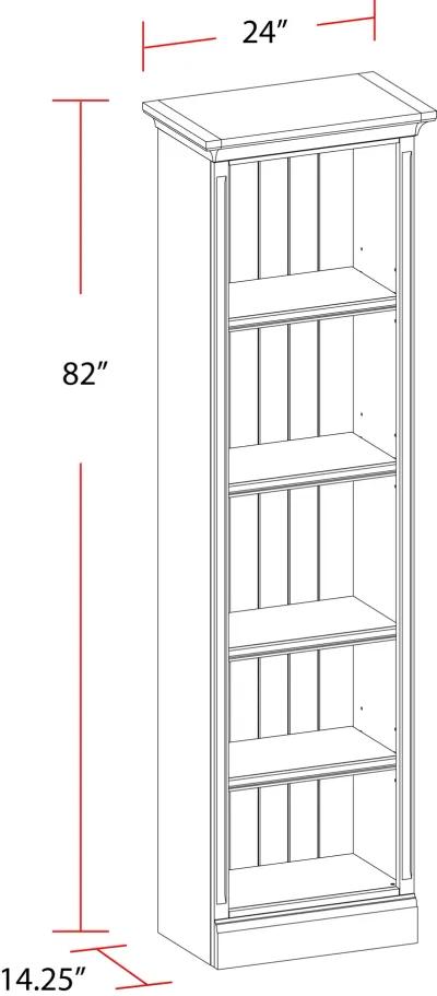 Shoreham Effortless White 24 In. Bookcase