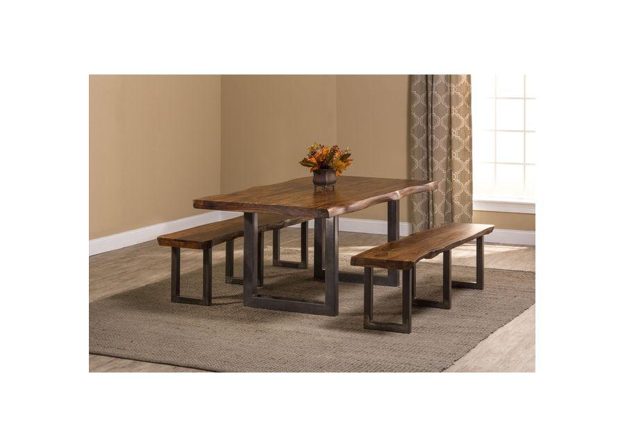 Natural Sheesham Wood Rectangular Dining Table